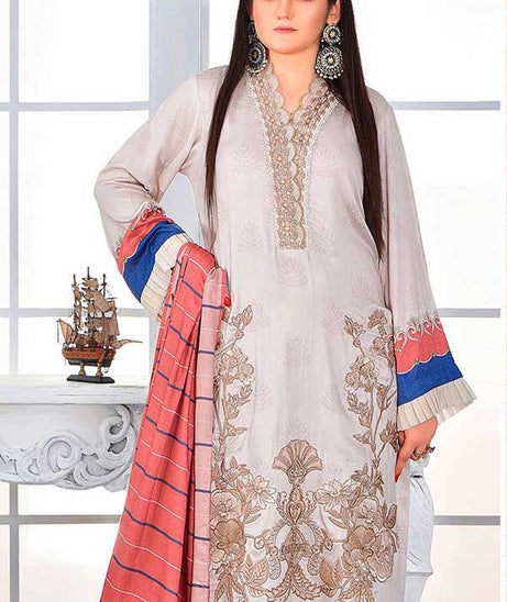 Libaas Emb Twill Linen`21 D#01