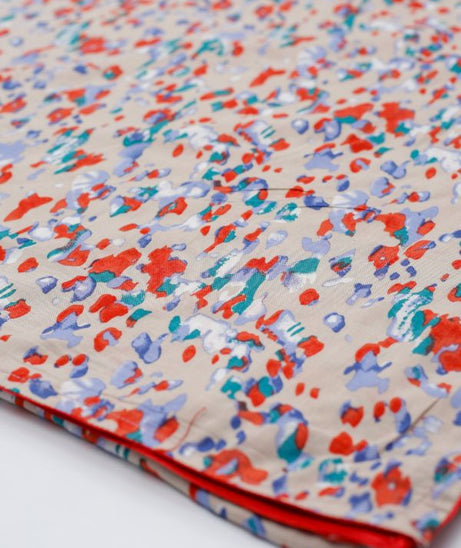 Linen Printed Shawl D#1-K