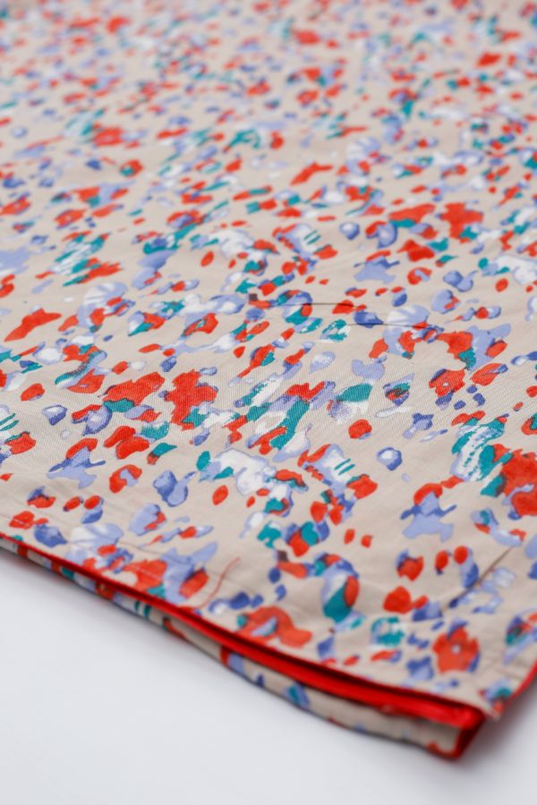 Linen Printed Shawl D#1-K