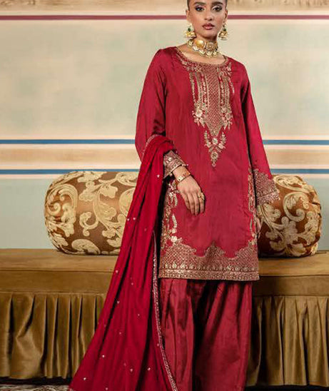 M.Basics By Maria.B Unstitched Festive'24 D#2