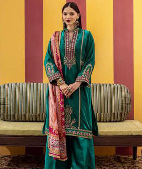 M.Basics By Maria.B Unstitched Festive'24 D#4