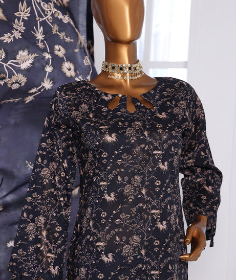 Mi Creation Daman Kari Lawn'25 (Blue)