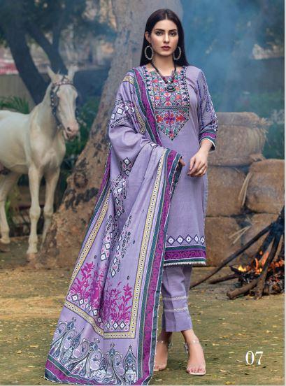 Mashriki D/Emb Slub Khaddar`21 D#07