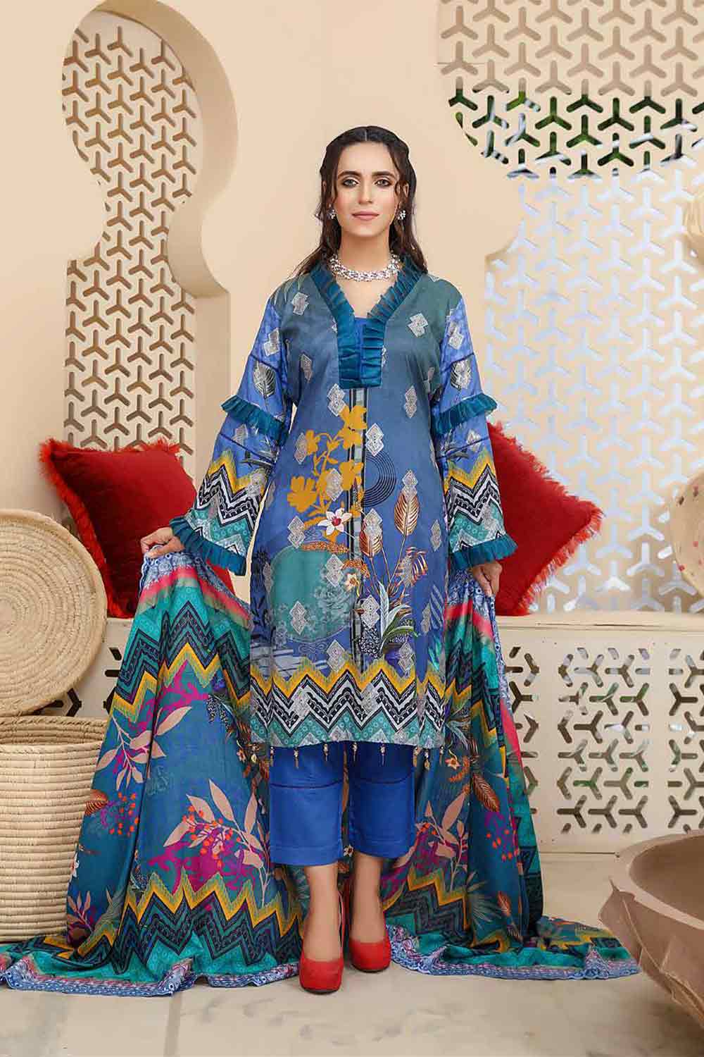 Mahees Emb Corduroy Slub'21 D#8