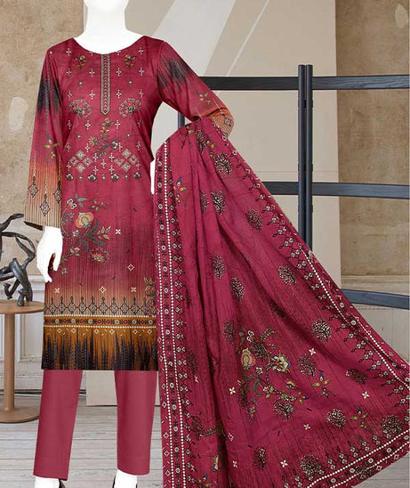 Mahjabeen Civic Lawn'23 SW#780 Red