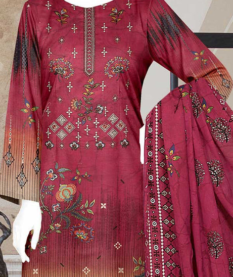 Mahjabeen Civic Lawn'23 SW#780 Red