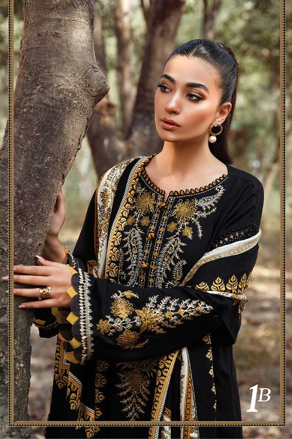 Maria.B Winter Shawl Collection'22 D#01 B