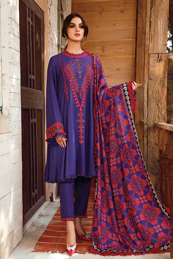 Maria.B Winter Shawl Collection'22 D#04 B