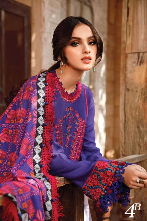 Maria.B Winter Shawl Collection'22 D#04 B