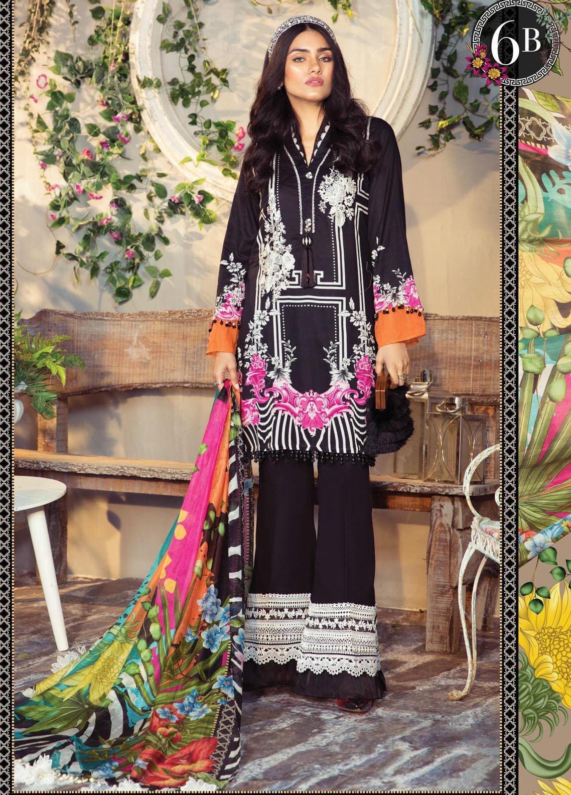 Maria.B M Prints Lawn`21 D#6-B