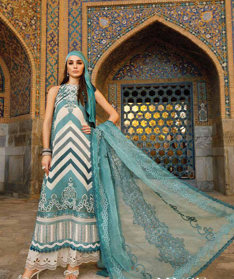 Maria.B Luxe Lawn`23 D#14-B