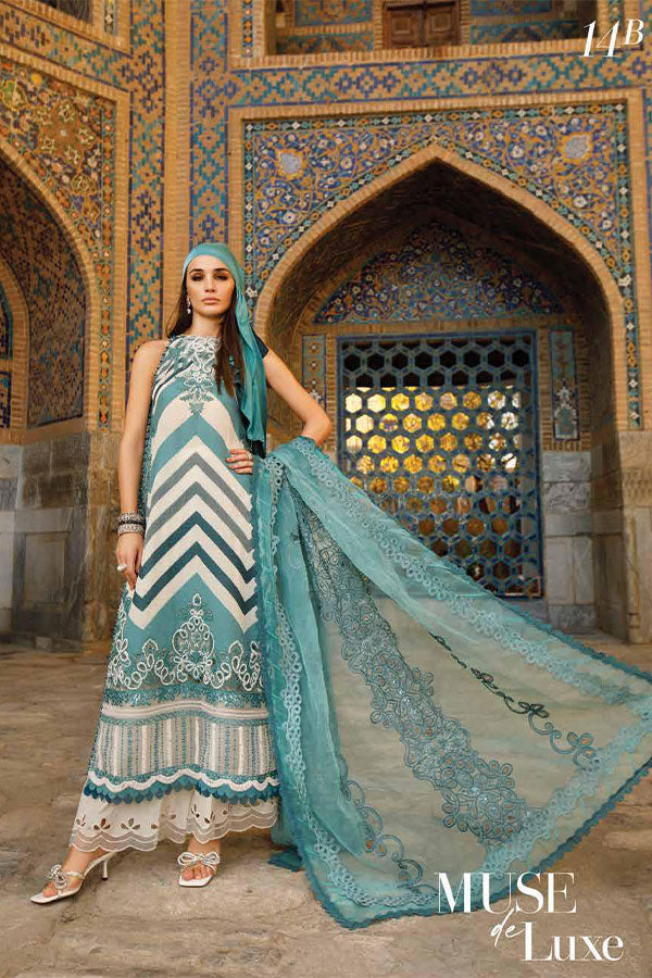 Maria.B Luxe Lawn`23 D#14-B