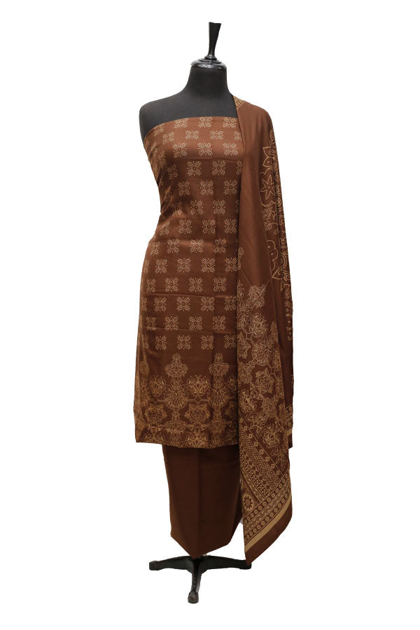 Marina Printed 3Pcs`21 D#96 (Chocolate)