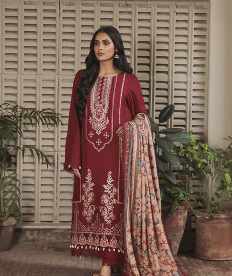 Aabyaan Miraal Unstitched Embroidered Linen '22 AL#08 (ZAREEN)