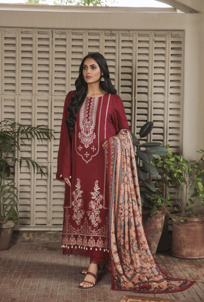 Aabyaan Miraal Unstitched Embroidered Linen '22 AL#08 (ZAREEN)