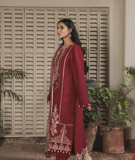 Aabyaan Miraal Unstitched Embroidered Linen '22 AL#08 (ZAREEN)