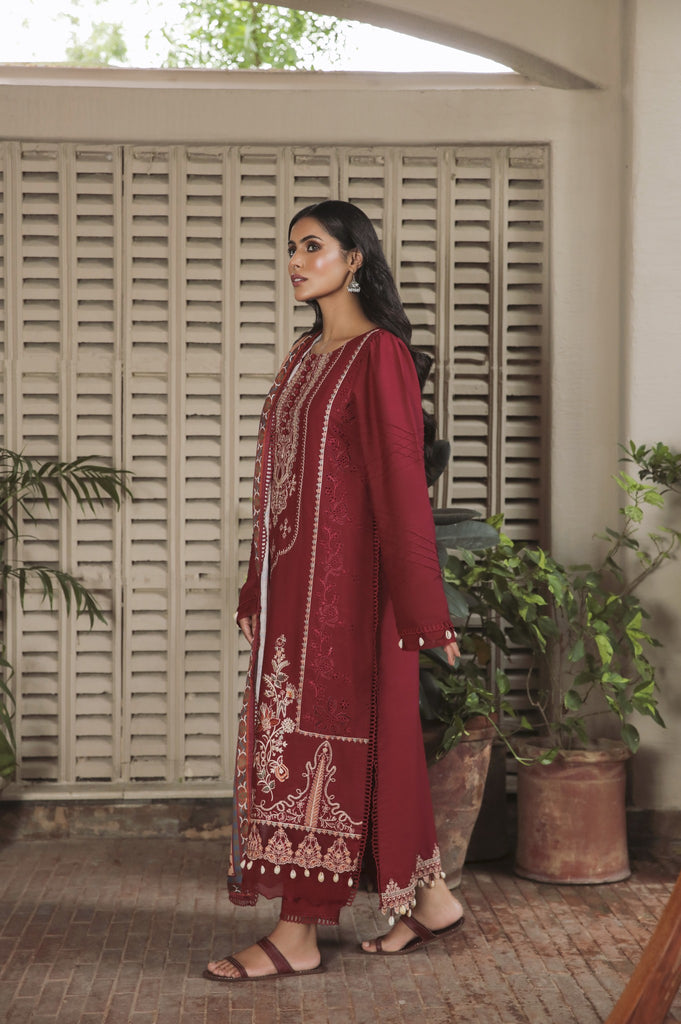 Aabyaan Miraal Unstitched Embroidered Linen '22 AL#08 (ZAREEN)