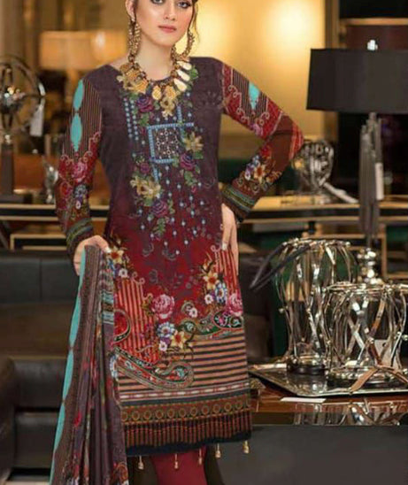 Maryam Ayesha L/Emb Linen`20 D#10343