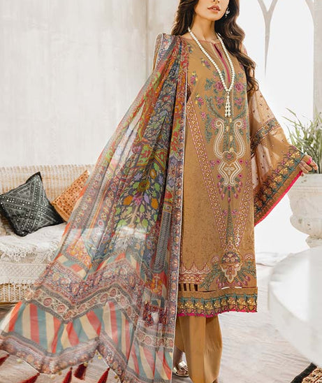 Maryum &amp; Maria Luxury Lawn`21 D#02