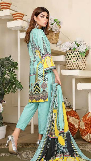 Mashal D/Print Slub Khaddar'21 D#2 Vol-2
