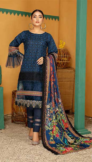 RA Mashal D/Slub Khaddar'21 VOL-1 D#01
