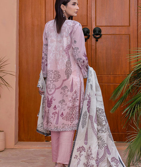 Meeral Bahaar Premium Lawn`26 D#1 (LT Pink)