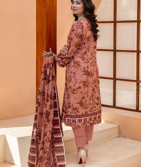 Meeral Bahaar Premium Lawn`26 D#1 (T Pink)