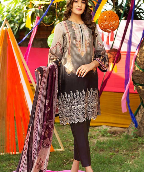 Mehar Emb Lawn Collection'22 D#5290
