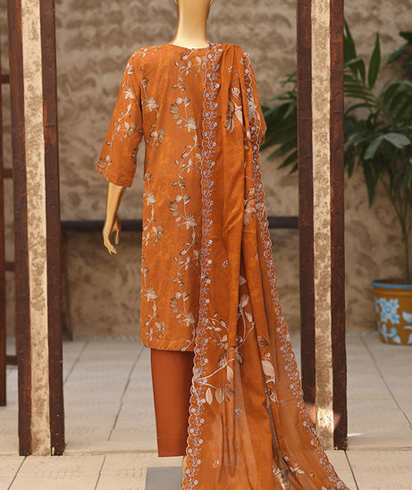 Mi Creation 4D Daman Lawn`26 D#1 (Brown)