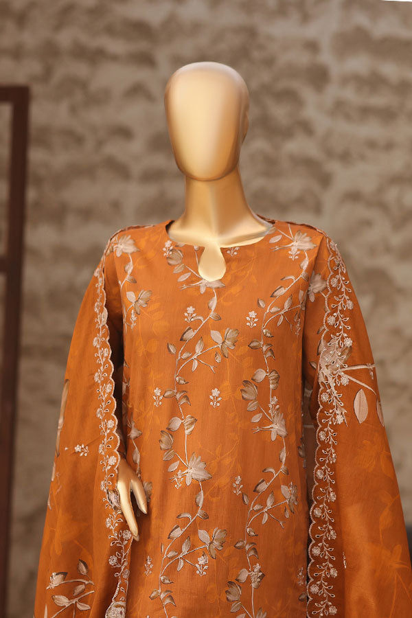 Mi Creation 4D Daman Lawn`26 D#1 (Brown)