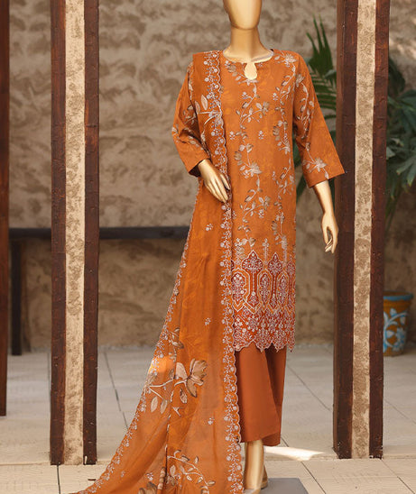 Mi Creation 4D Daman Lawn`26 D#1 (Brown)