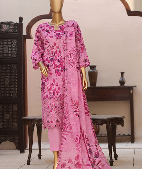 Mi Creation 4D Daman Lawn`26 D#1 (Pink)