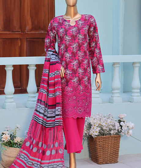 Mi Creation 4D Daman Lawn`26 Vol-2 D#01 SH-PINK