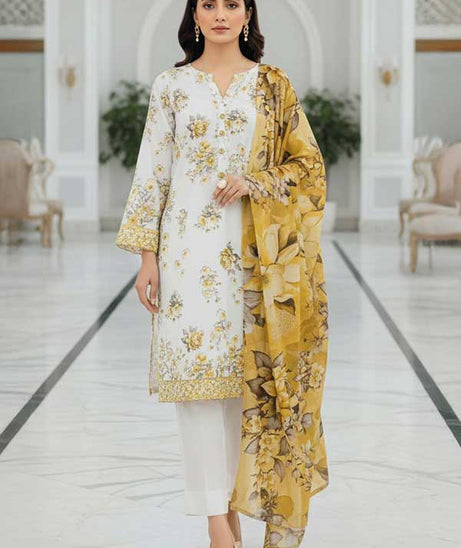 Mi Creation D/Print Lawn'26 D#1 (Mustard)