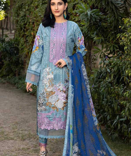 Mi Creation Yasmeen A/Lawn'23 D#1 L Blue