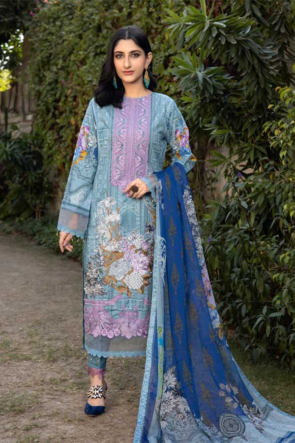 Mi Creation Yasmeen A/Lawn'23 D#1 L Blue