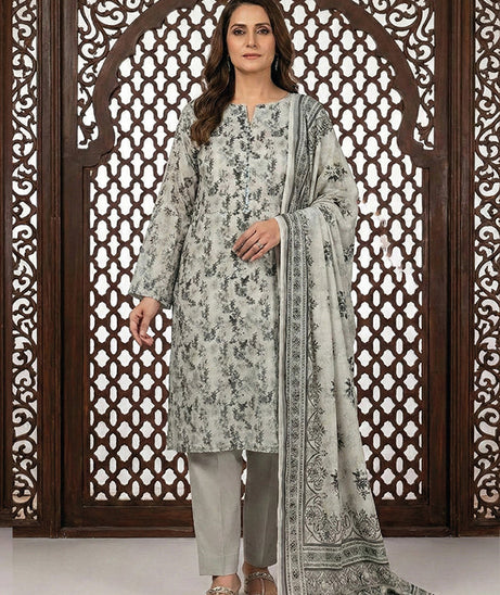 Mi Creation M/Collection Lawn'26 D#1 (L Grey)