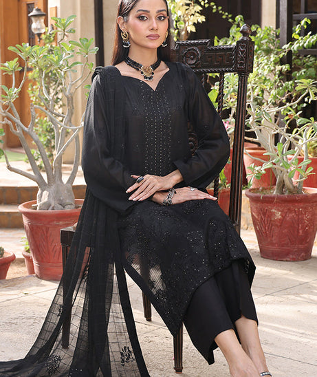 Mi Creation Patterns Lawn'26 D#1 Black