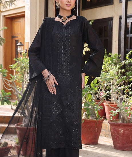 Mi Creation Patterns Lawn'26 D#1 Black