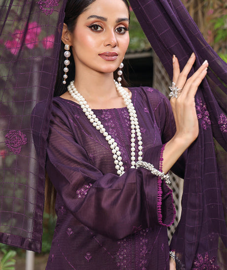 Mi Creation Patterns Lawn'26 D#1 Purple