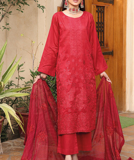 Mi Creation Patterns Lawn'26 D#1 Red