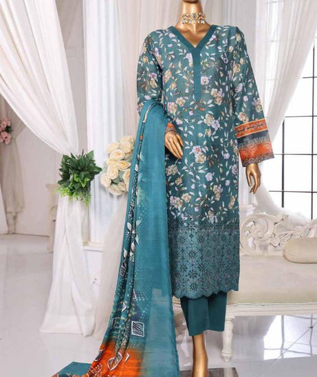 Mi Creation Taana Doriya Lawn`25 (B Green)