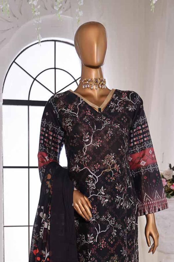 Mi Creation Taana Doriya Lawn`25 (Black)