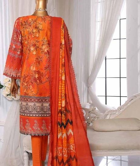 Mi Creation Taana Doriya Lawn`25 (Orange)