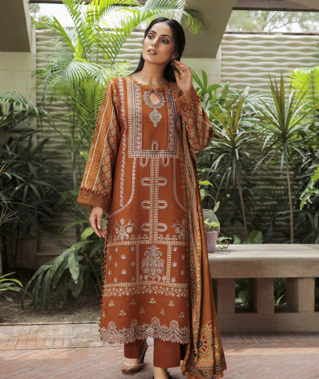 Aabyaan Miraal Unstitched Embroidered Linen '22 AL#06 (NORA)