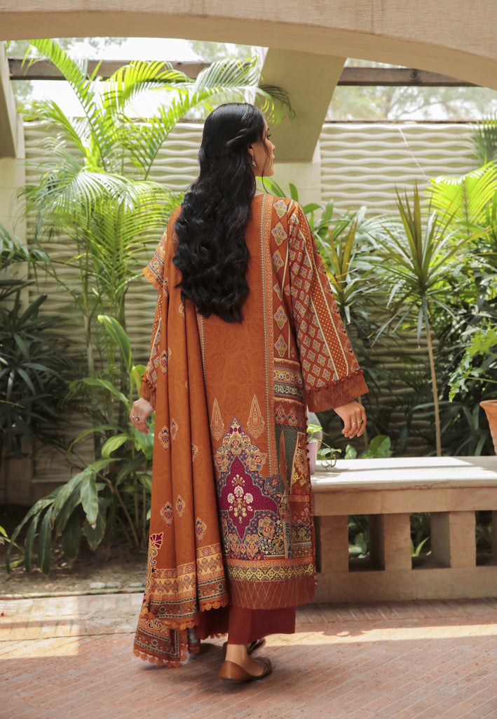 Aabyaan Miraal Unstitched Embroidered Linen '22 AL#06 (NORA)