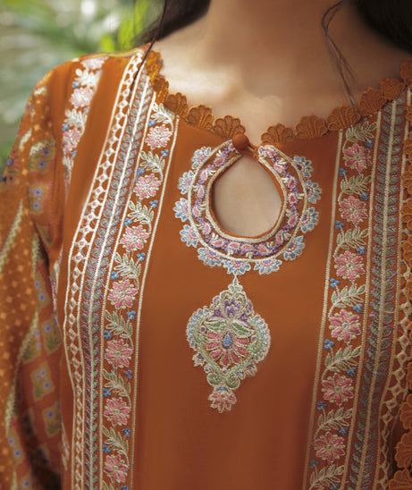Aabyaan Miraal Unstitched Embroidered Linen '22 AL#06 (NORA)