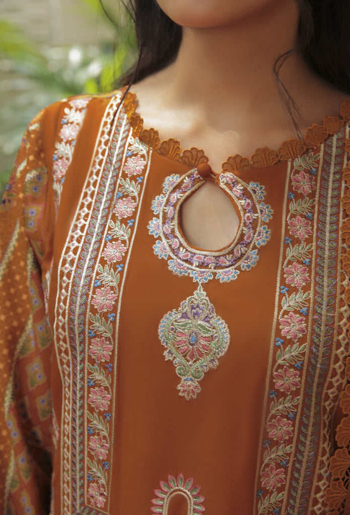 Aabyaan Miraal Unstitched Embroidered Linen '22 AL#06 (NORA)
