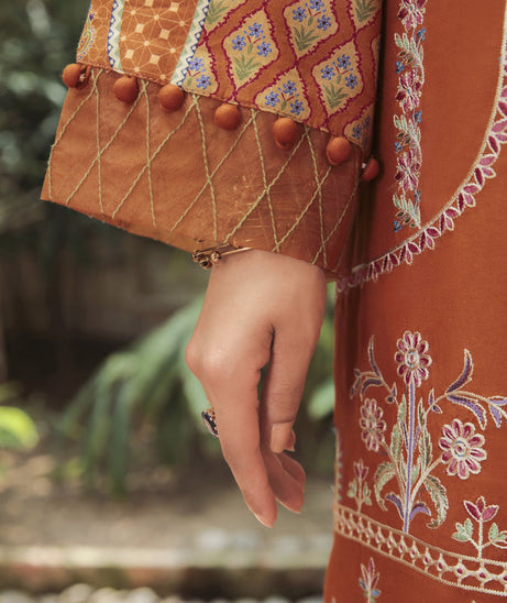 Aabyaan Miraal Unstitched Embroidered Linen '22 AL#06 (NORA)