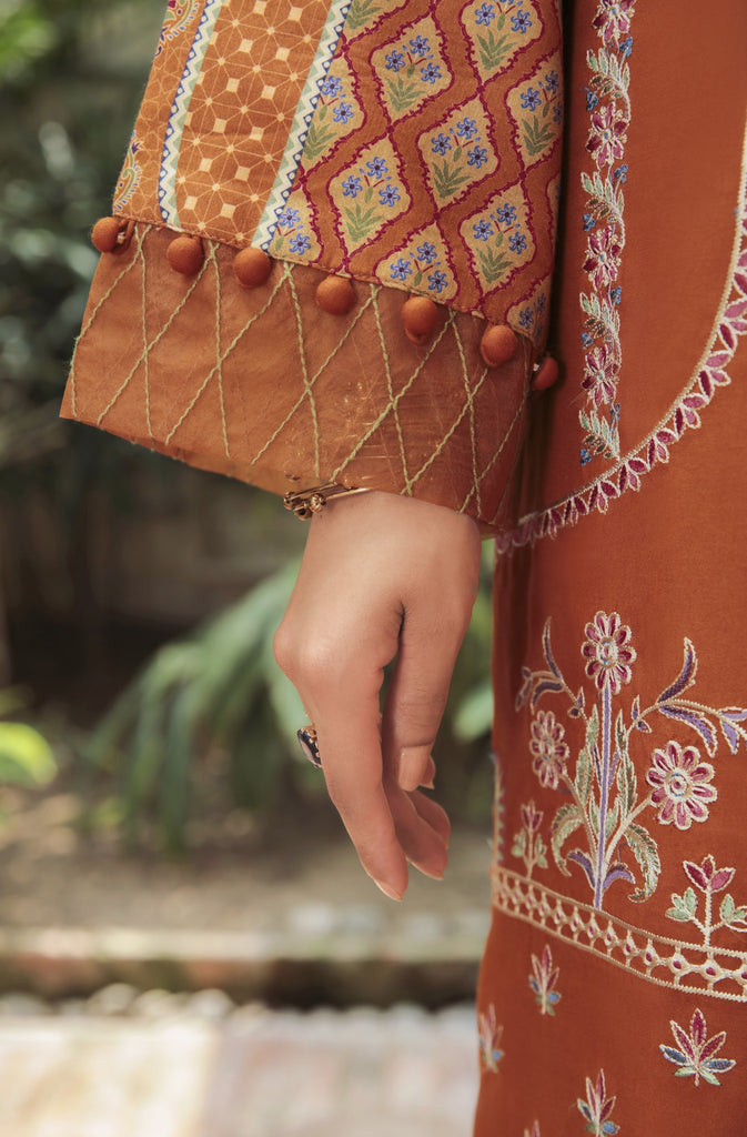 Aabyaan Miraal Unstitched Embroidered Linen '22 AL#06 (NORA)